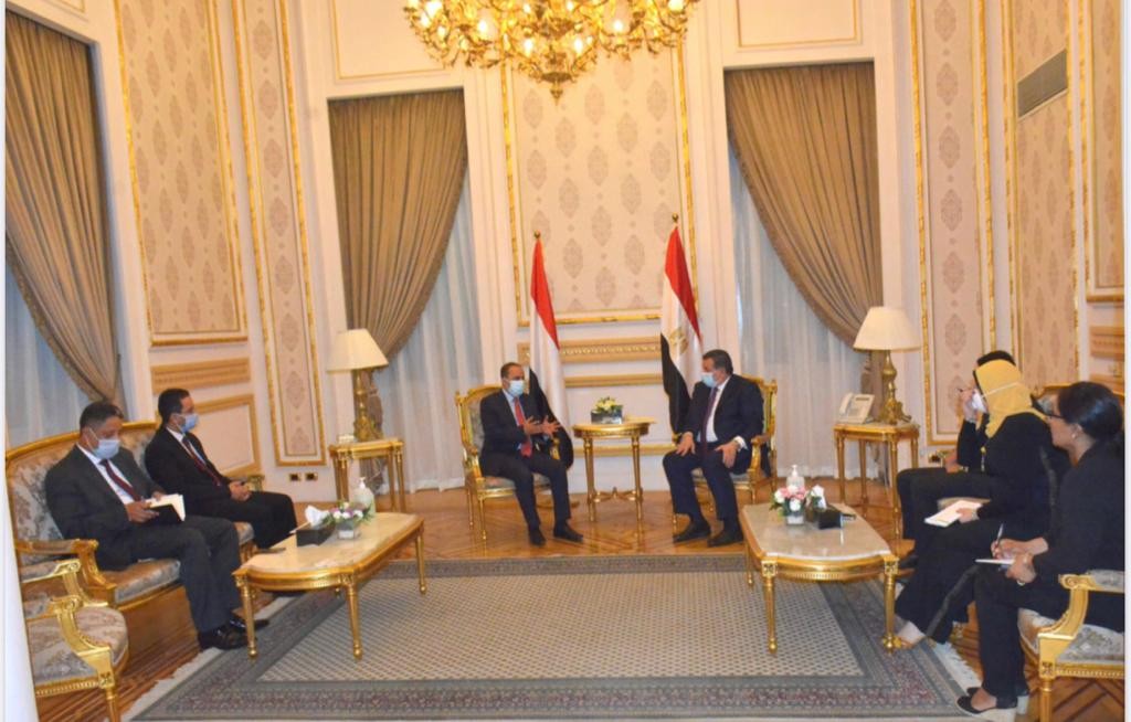 وزير الإعلام مع نظيره المصري