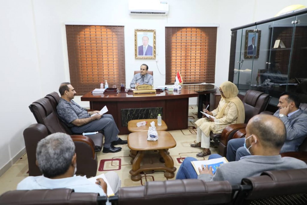 وزير الصحة خلال اللقاء