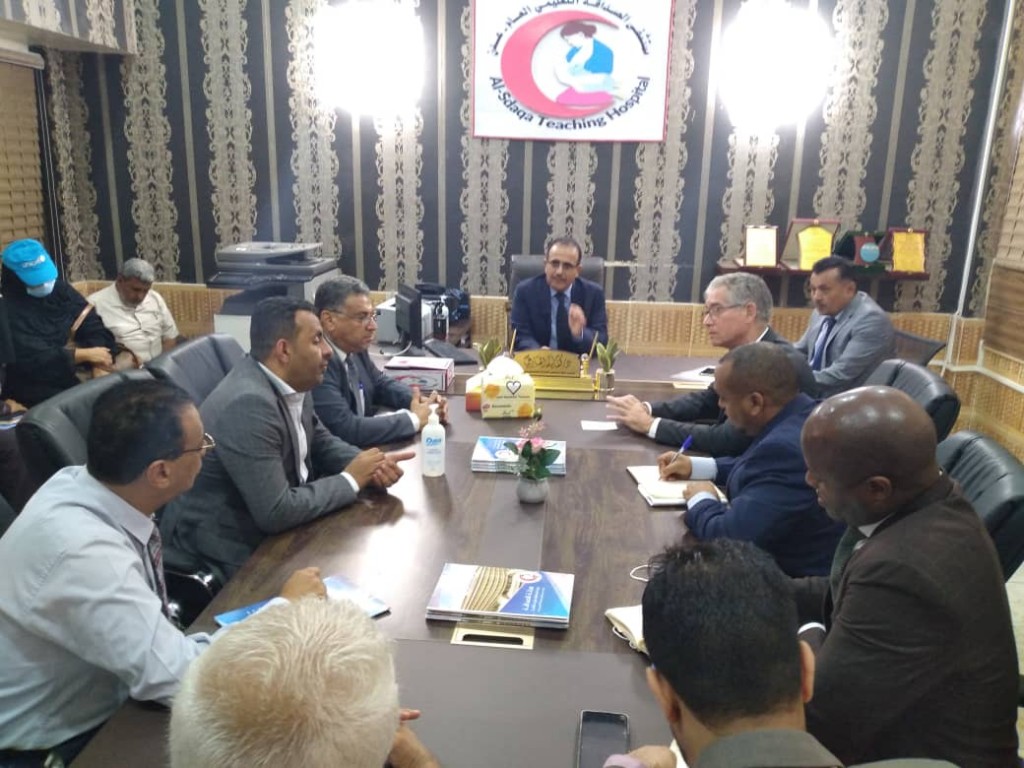 وزير الصحة خلال اللقاء