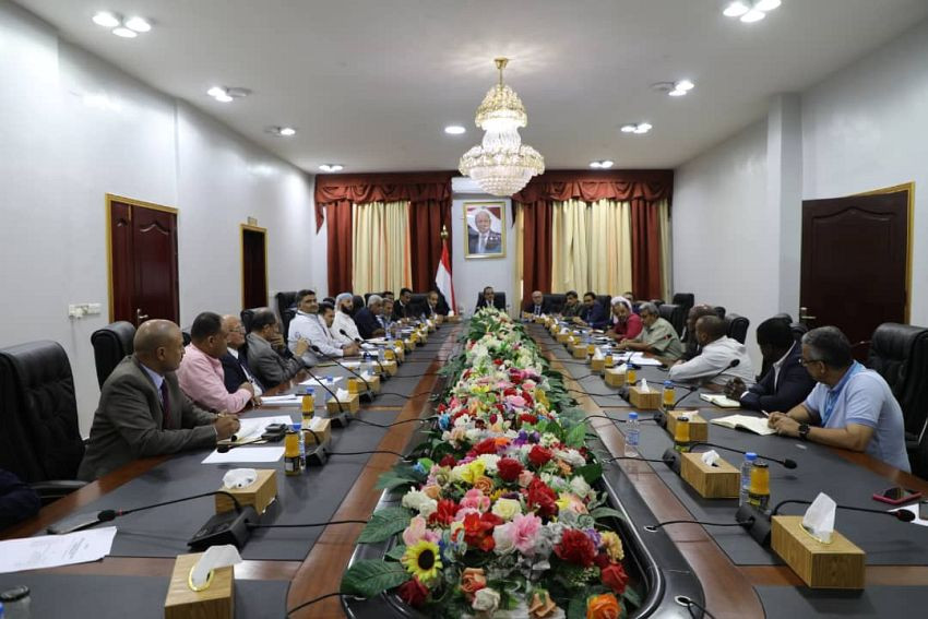 وزير الصحة خلال الاجتماع