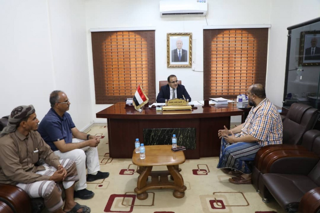 بحيبح يؤكد دعم الوزارة لإنشاء مركزين لأمراض القلب بعدن وشبوة
