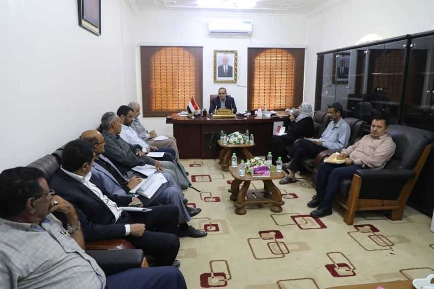 وزير الصحة خلال اللقاء