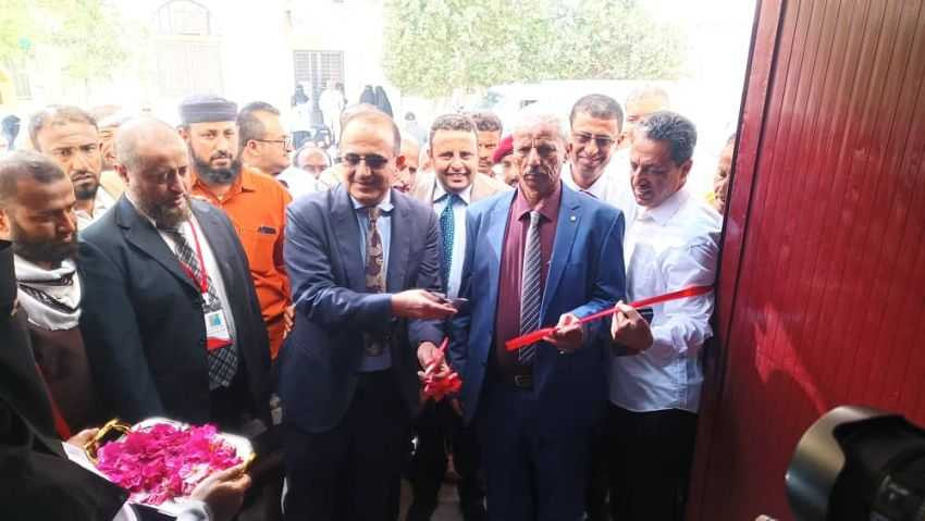 وزير الصحة خلال الافتتاح