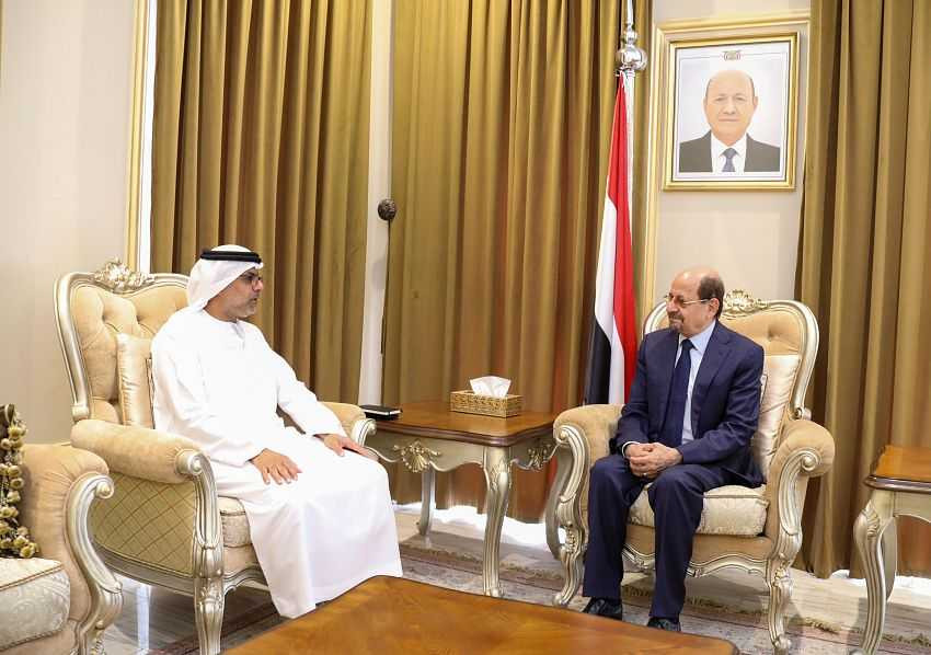 لقاء وزير الخارجية بالسفير الاماراتي