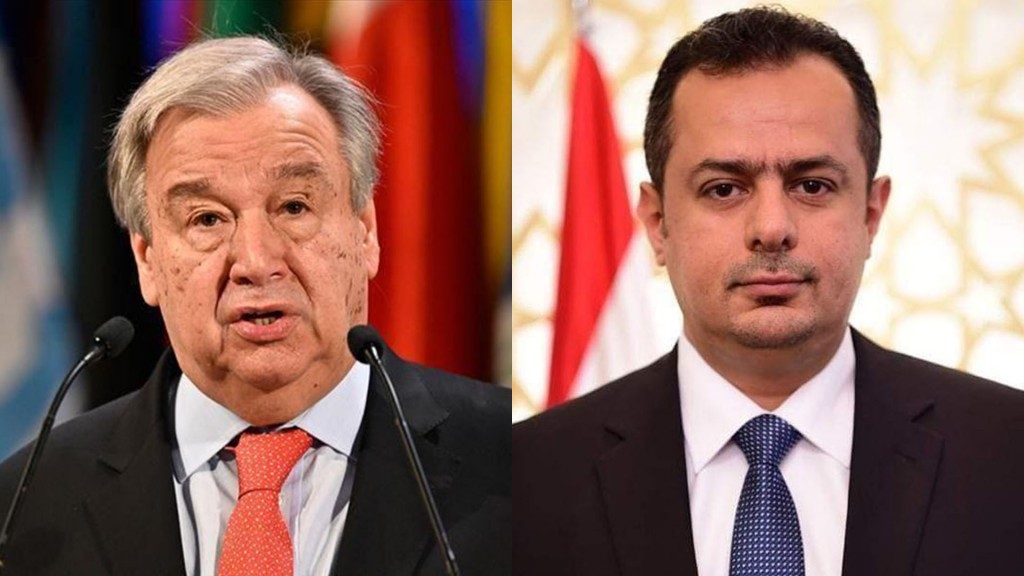 رئيس الوزراء والأمين العام للأمم المتحدة