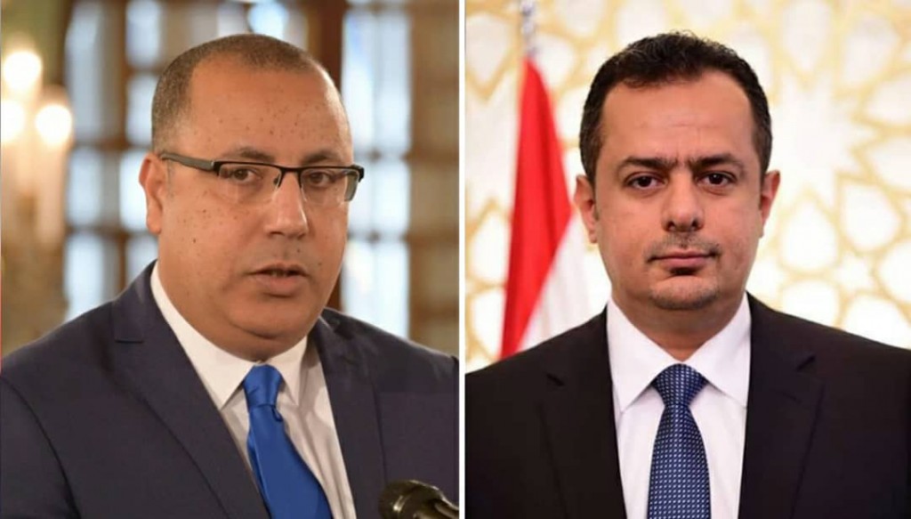 رئيس الوزراء مع نظيره التونسي