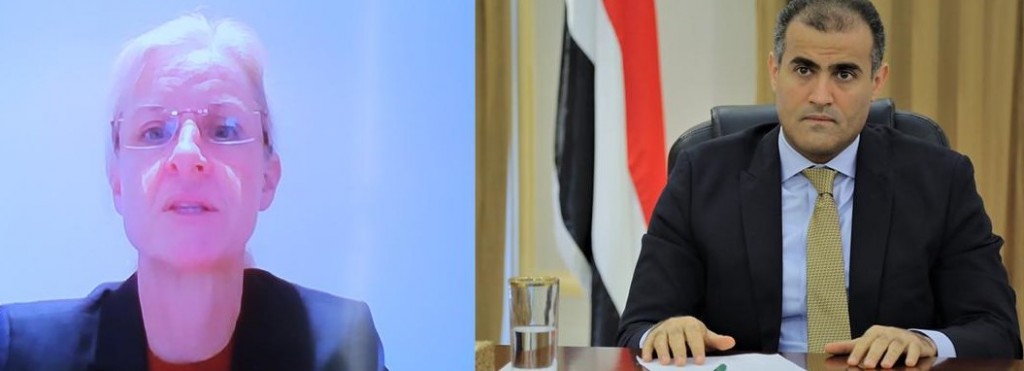 وزير الخارجية مع رئيس بعثة المنظمة الدولية للهجرة