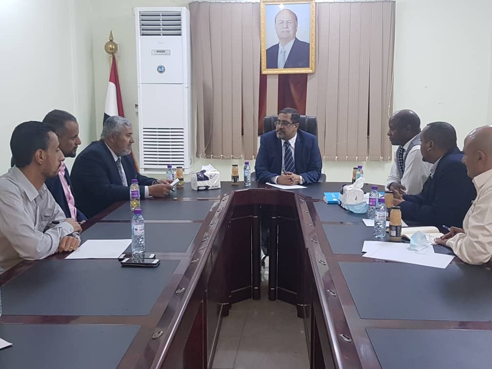 وزير العدل خلال اللقاء