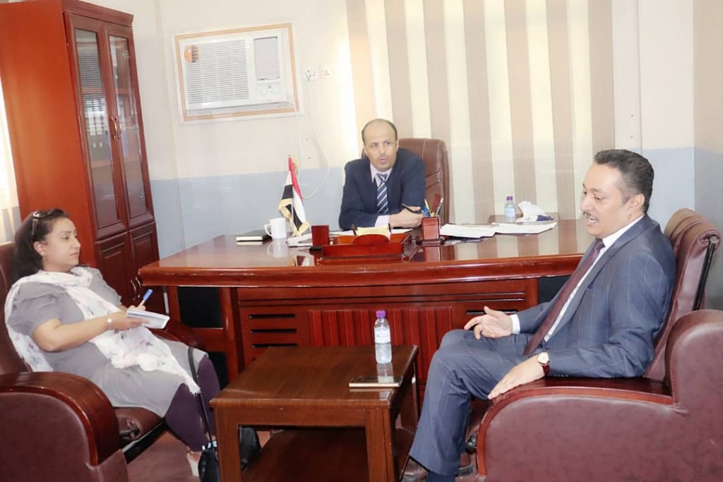 وزير حقوق الإنسان خلال اللقاء