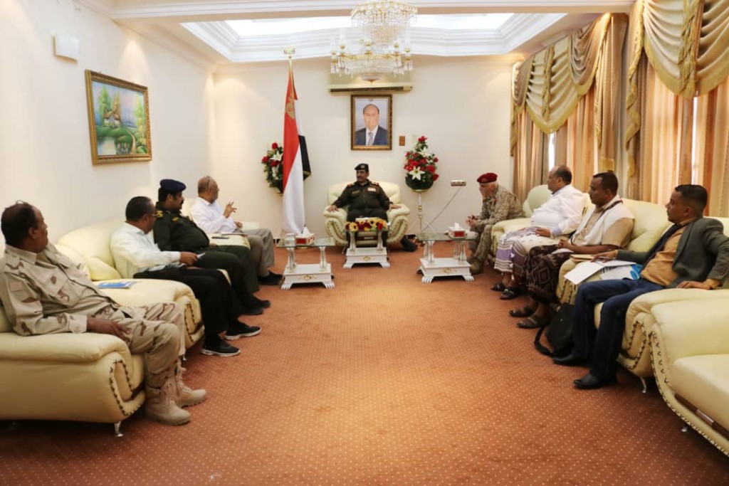 وزير الداخلية خلال اللقاء