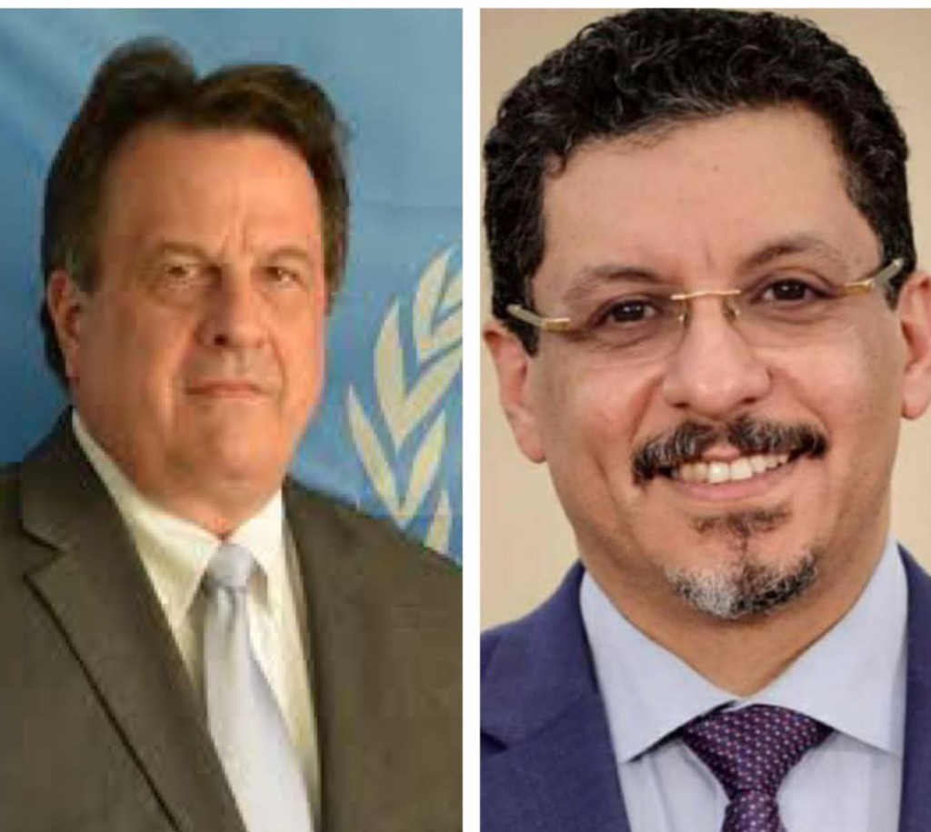 وزير الخارجية مع منسق الشؤون الإنسانية
