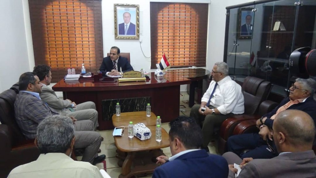 وزير الصحة خلال اللقاء