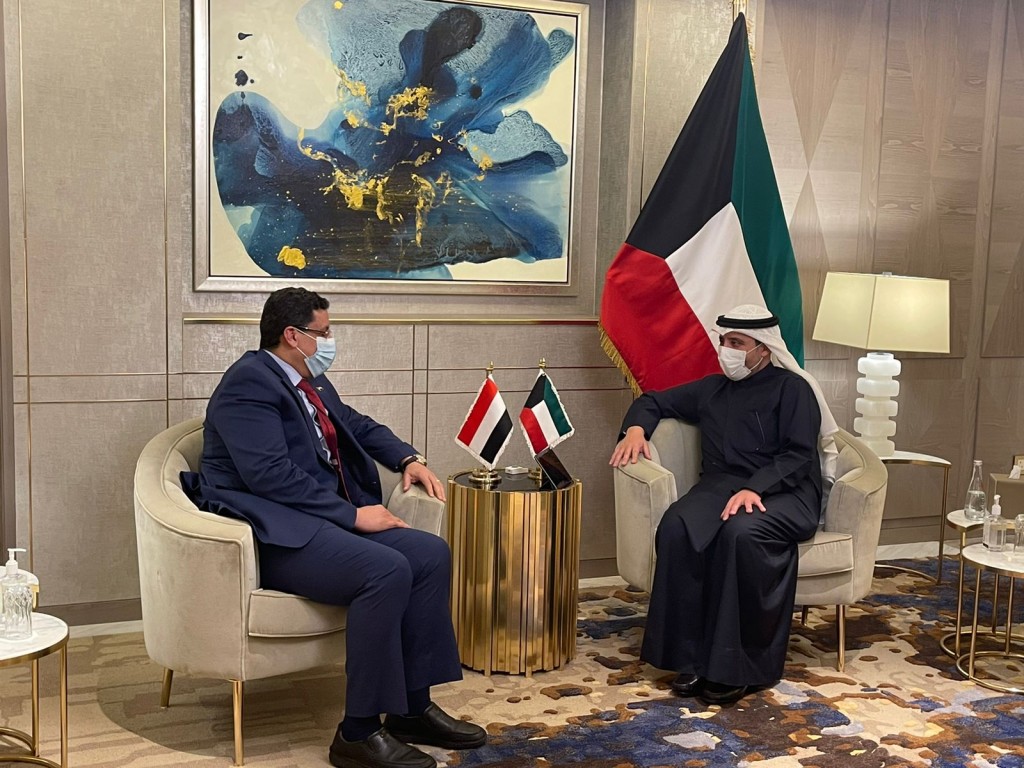 وزير الخارجية خلال اللقاء