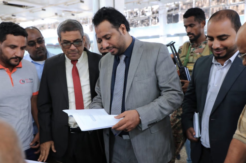 وزير التربية والتعليم خلال التدشين