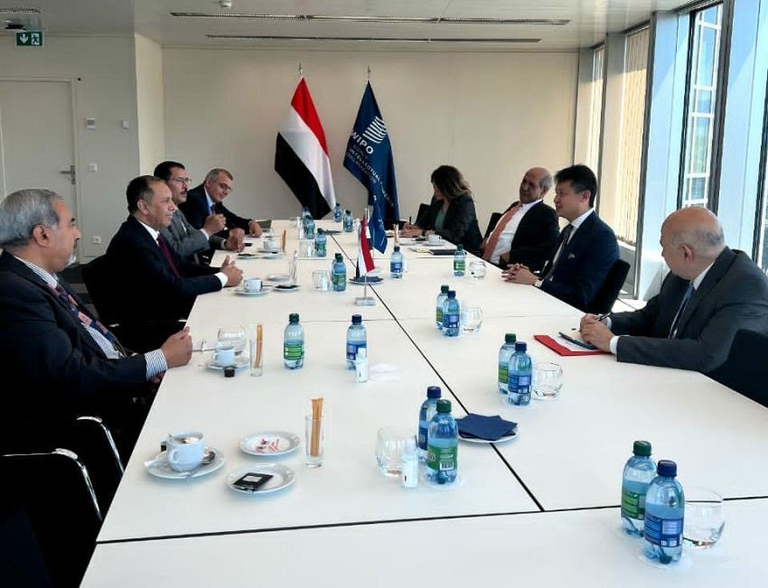 لقاء وزير الصناعة والتجارة محمد الأشول بمدير عام المنظمة العالمية للملكية الفكرية