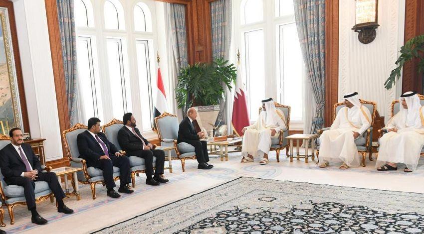 رئيس المجلس الرئاسي وأمير دولة قطر