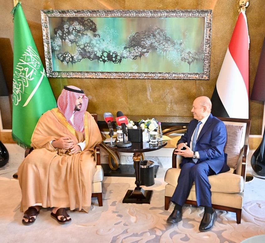 رئيس مجلس القيادة الرئاسي ونائب وزير الدفاع بالمملكة العربية السعودية