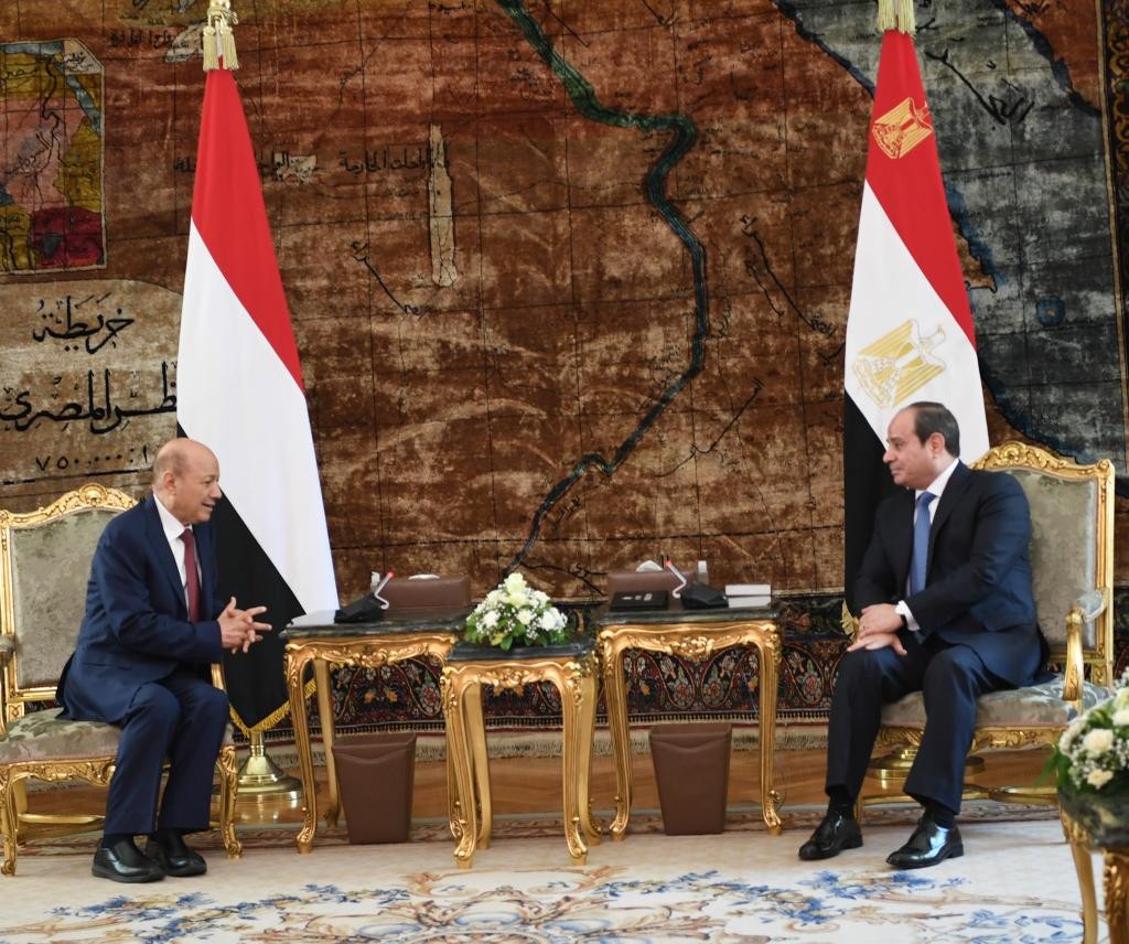 الرئيس العليمي ونظيره السيسي
