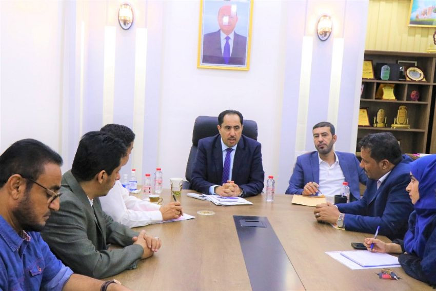 وزير الشباب والرياضة خلال اللقاء