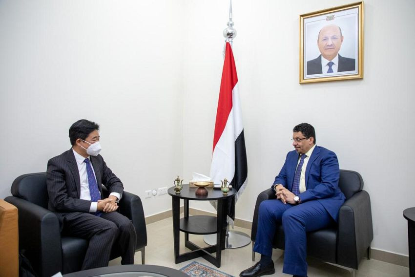 وزير الخارجية خلال اللقاء