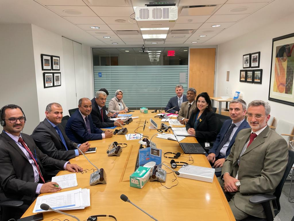 وزير المالية يبحث مع ممثلي دائرة الشؤون المالية بصندوق النقد الدولي تقديم المساعدات الفنية