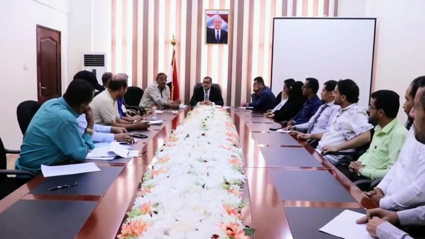 وزير العدل خلال الاجتماع