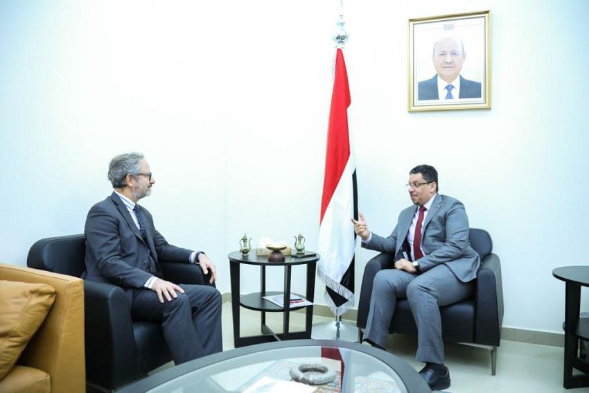 وزير الخارجية خلال اللقاء