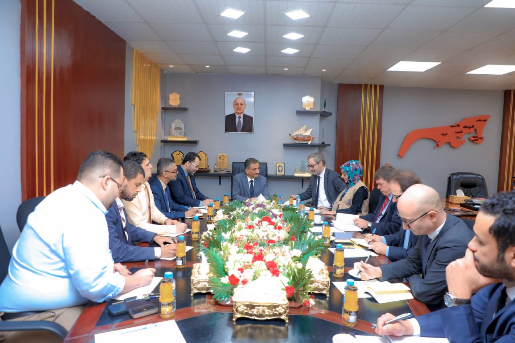 لملس يناقش مع سفراء دول الاتحاد الأوروبي الدعم الاقتصادي والإنساني