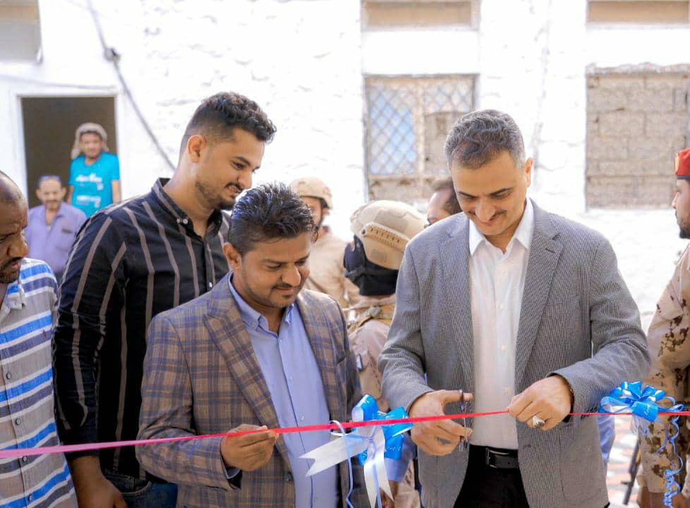 لملس يفتتح مشروعي مبنى المجلس المحلي والمدرجات الإضافية لنادي وحدة عدن