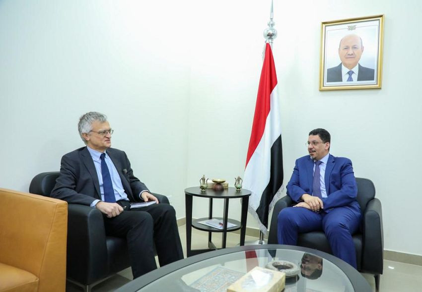 وزير الخارجية خلال اللقاء