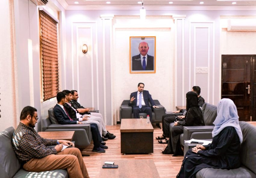 وزير الشباب والرياضة خلال اللقاء