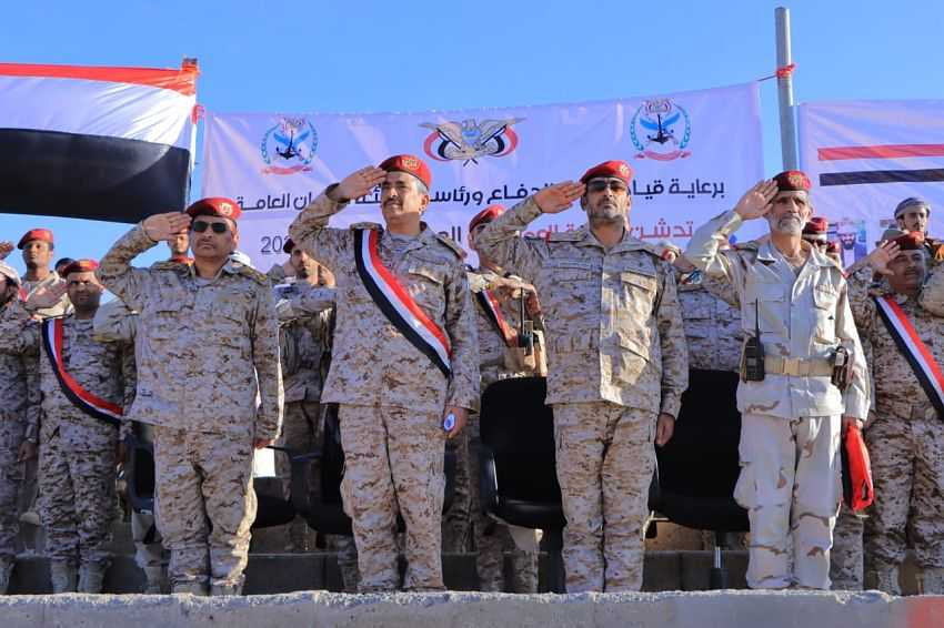 رئيس هيئة الأركان خلال حفل التدشين