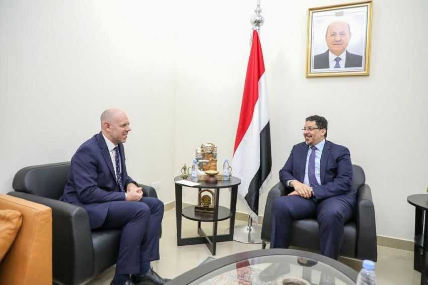 وزير الخارجية خلال اللقاء