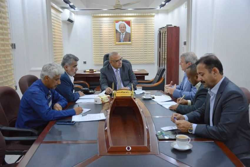 وزير الخارجية خلال اللقاء