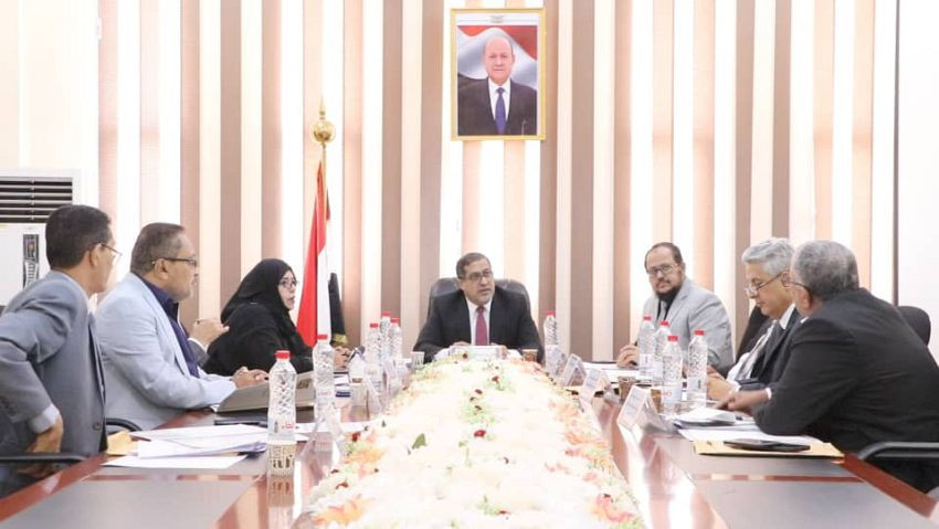 وزير العدل خلال الاجتماع