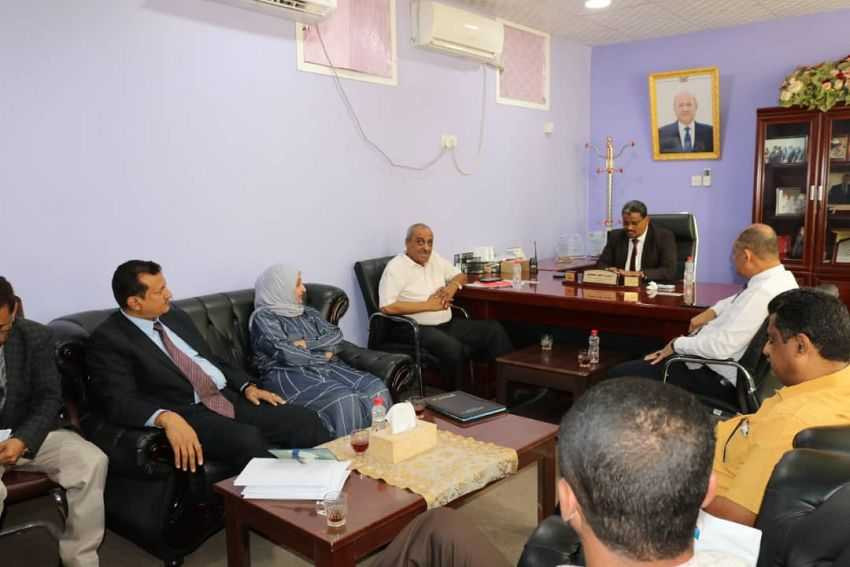 نائب وزير التعليم العالي والبحث العلمي خلال اللقاء