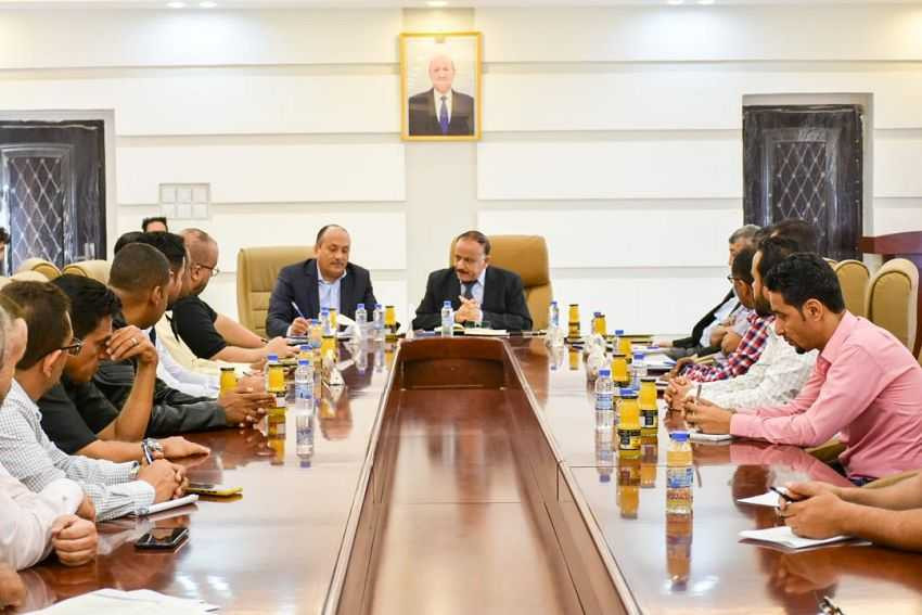 وزيرا النقل خلال الاجتماع