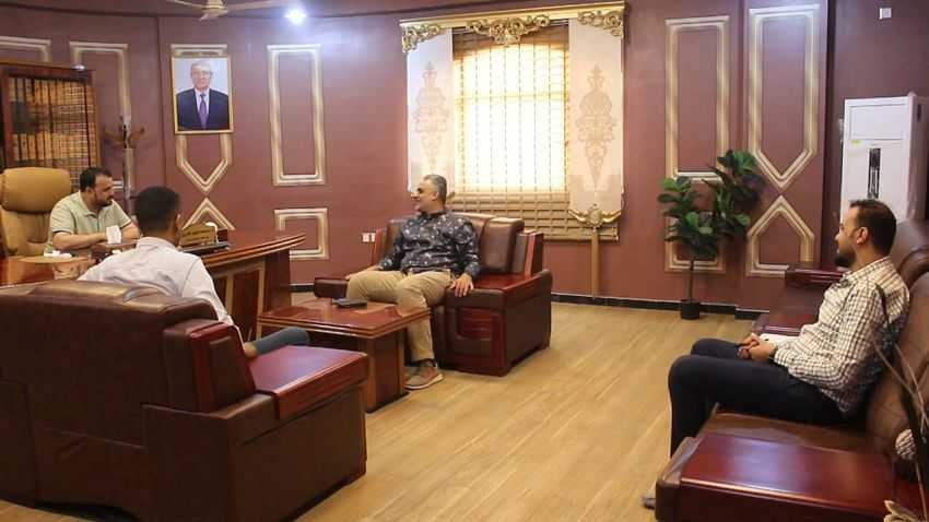 وزير الأشغال خلال الاجتماع