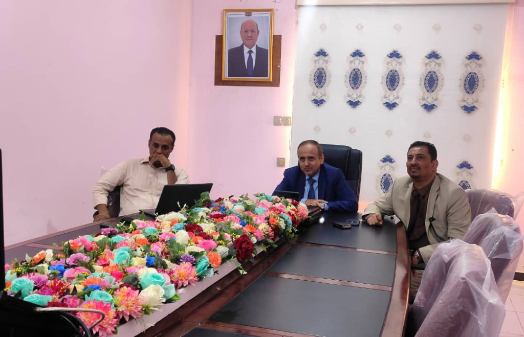 وزير التعليم العالي خلال اللقاء