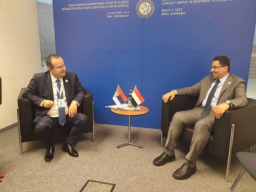 وزير الخارجية خلال اللقاء