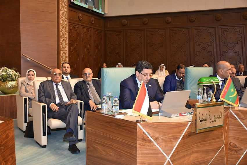 وزير الخارجية خلال اللقاء