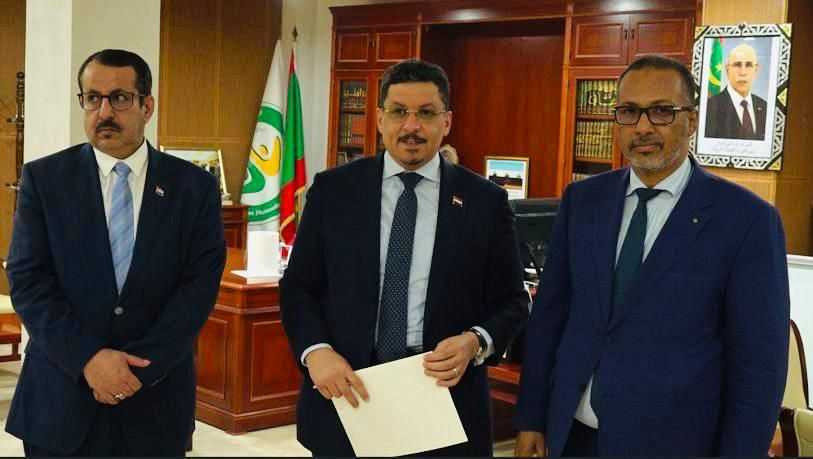 وزير الخارجية خلال اللقاء