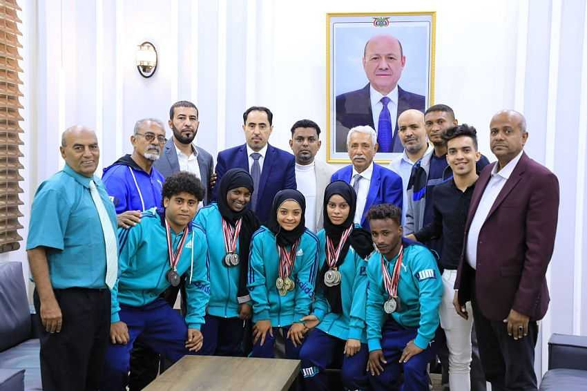 وزير الشباب والرياضة خلال اللقاء