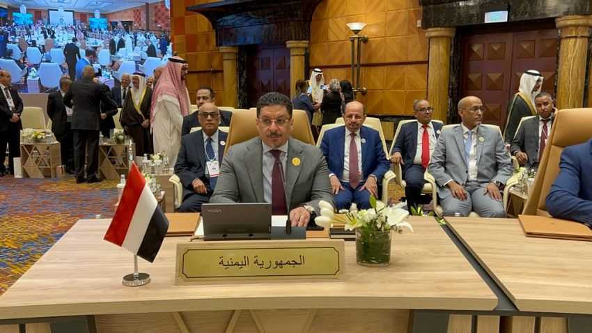 وزير الخارجية خلال المشاركة