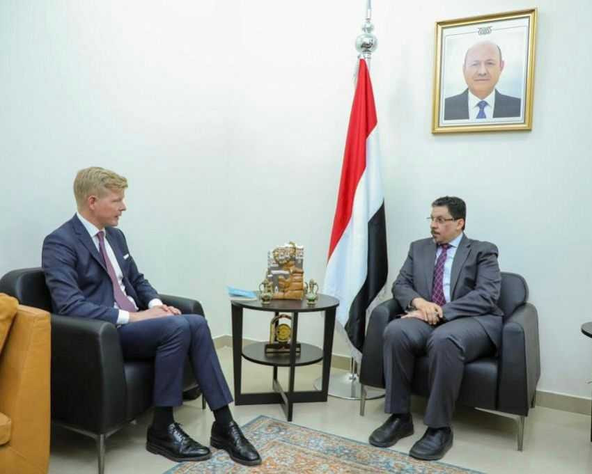 وزير الخارجية خلال اللقاء