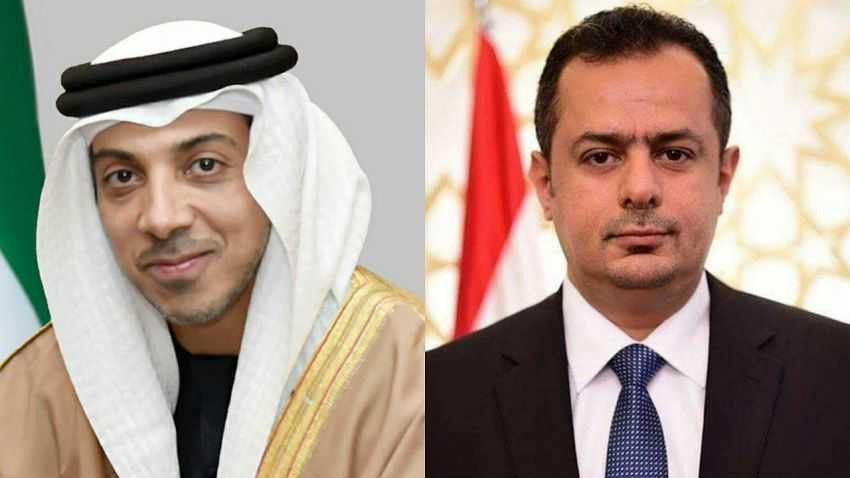 رئيس الوزراء مع نائب رئيس دولة الإمارات العربية المتحدة