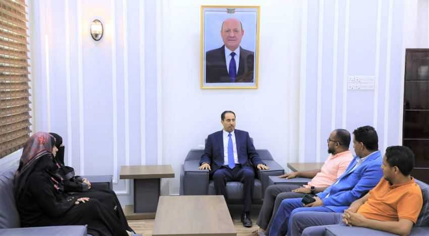 وزير الشباب والرياضة خلال اللقاء