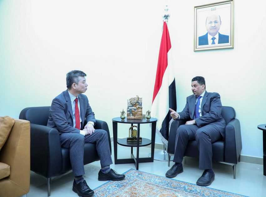 وزير الخارجية خلال اللقاء