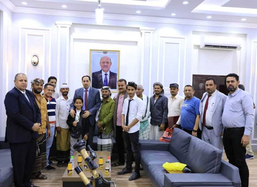 وزير الشباب والرياضة خلال التكريم