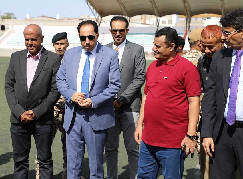 وزير الشباب والرياضة خلال تفقده